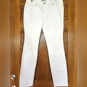 L'Amour White Straight Leg Jeans Size 13.